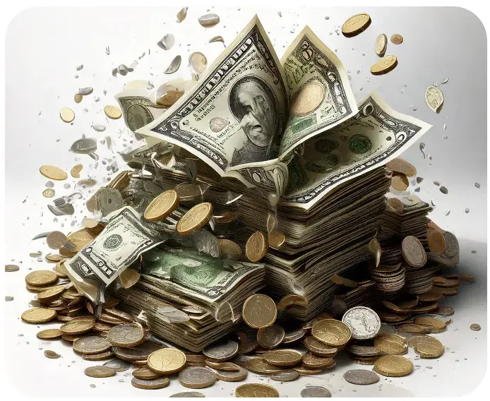 Performance guarantee money visual