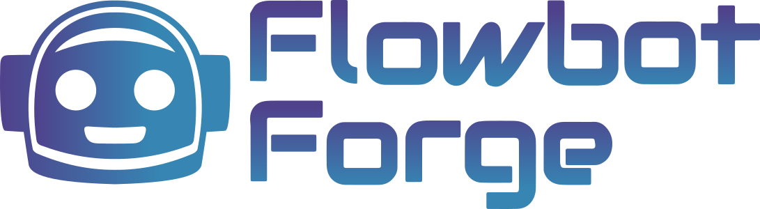 Flowbot Forge logo — AI workflow automation for founders